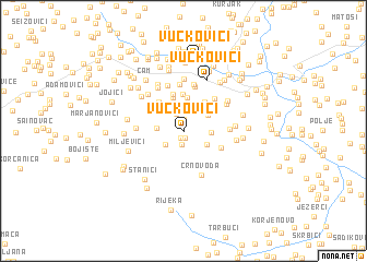 map of Vučkovići