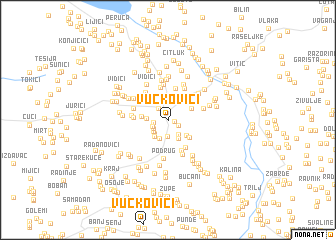 map of Vučkovići