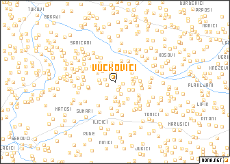 map of Vučkovići