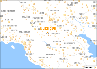 map of Vučkovi°i