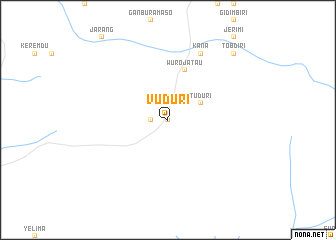 map of Vuduri