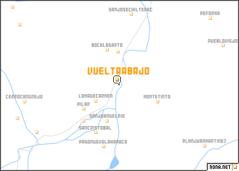 map of Vuelta Abajo