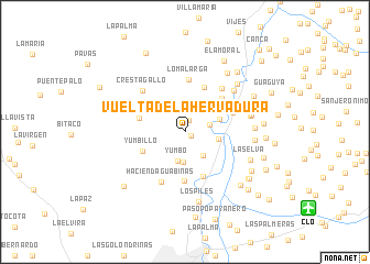 map of Vuelta de la Hervadura