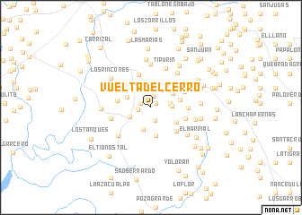 map of Vuelta del Cerro