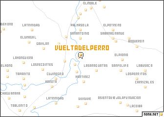 map of Vuelta del Perro