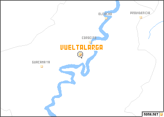 map of Vuelta Larga