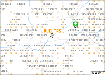 map of Vueltas