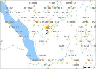 map of Vuga