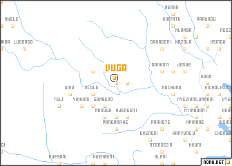 map of Vuga