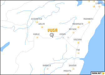 map of Vuga