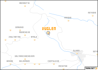 map of Vŭglen