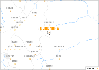 map of Vuhombwe