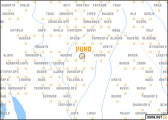 map of Vuho