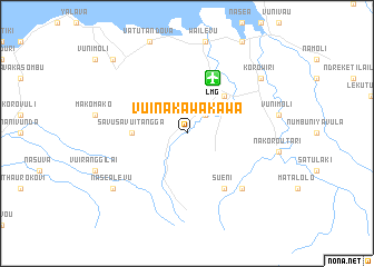 map of Vuinakawakawa