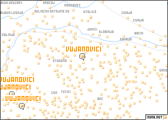 map of Vujanovići