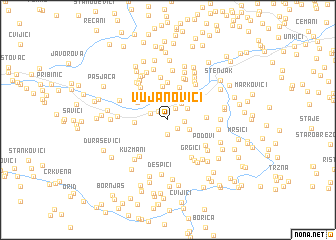 map of Vujanovići