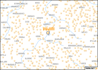 map of Vujini