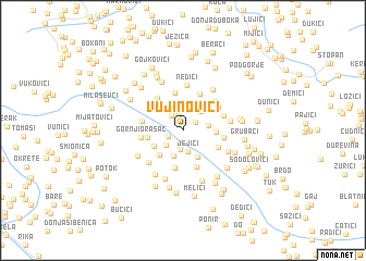 map of Vujinovići