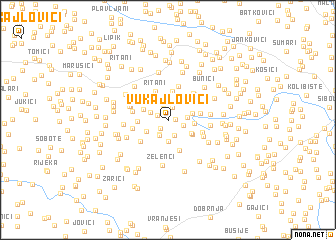 map of Vukajlovići