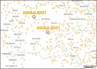 map of Vukajlovići