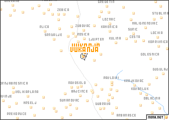 map of Vukanja