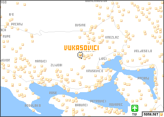 map of Vukasovići