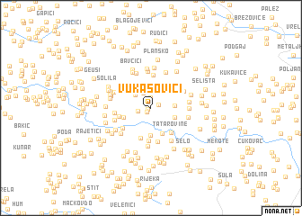 map of Vukasovići