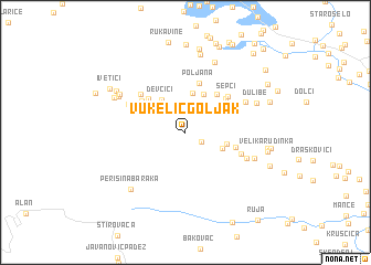 map of (( Vukelić Goljak ))