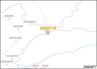 map of Vukhtym