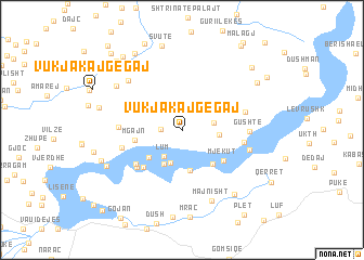 map of Vukjakaj-Gegaj