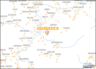 map of Vukoderica