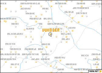 map of Vukoder