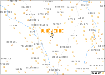 map of Vukojevac