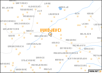 map of Vukojevci