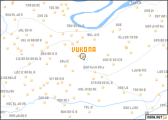 map of Vukona