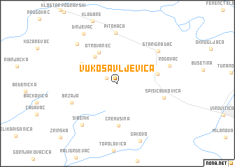 map of Vukosavljevica