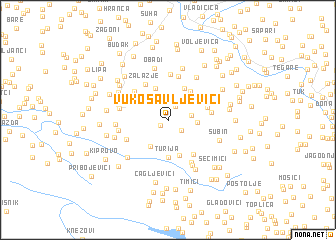 map of Vukosavljevići