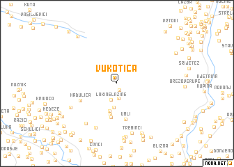 map of Vukotica