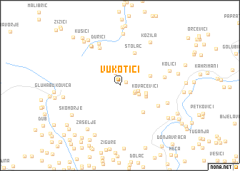 map of Vukotići