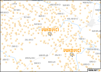 map of Vukovići
