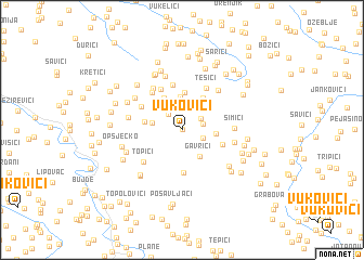 map of Vukovići