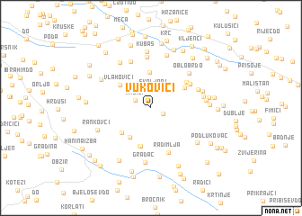 map of Vukovići