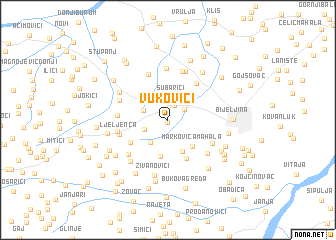 map of Vukovići