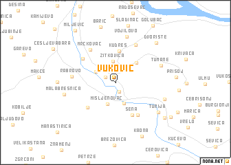 map of Vuković