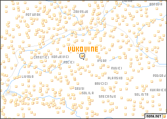 map of Vukovine