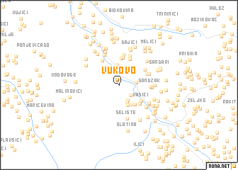 map of Vukovo