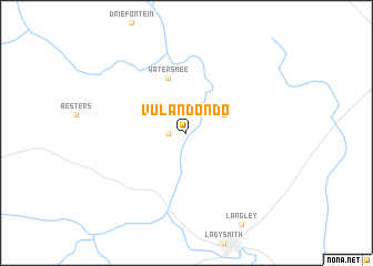 map of Vulandondo