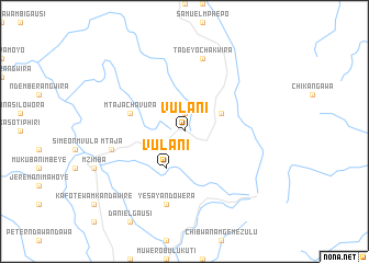 map of Vulani