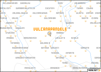 map of Vulcana-Pandele