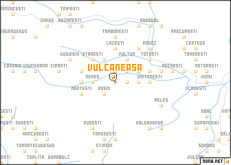 map of Vulcăneasa